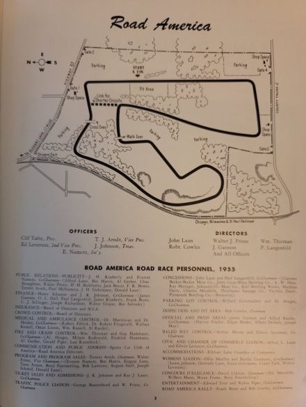 SCCA National Road America. 10 eliminacja. 10-11.09.1955r.